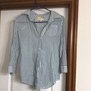 Elizabeth and James Pinstripe Blouse